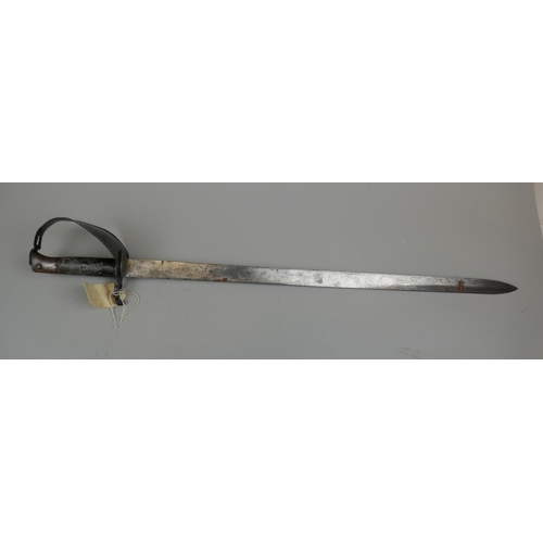 342 - British navy boarding cutlas bayonet 1878