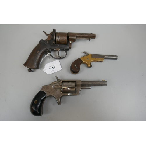 344 - 3 rim fire pistols Lone Star No. 2