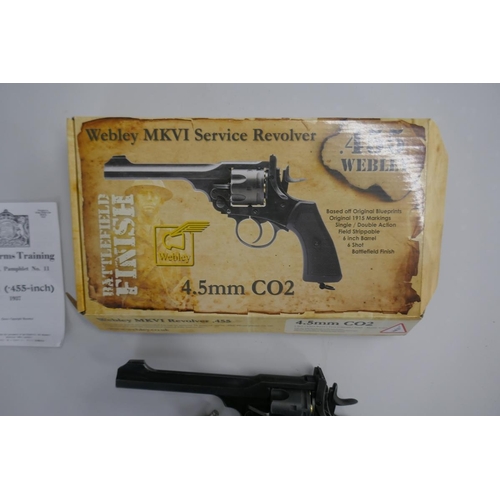 360 - Webley Service revolver Co2 air pistol