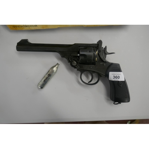 360 - Webley Service revolver Co2 air pistol