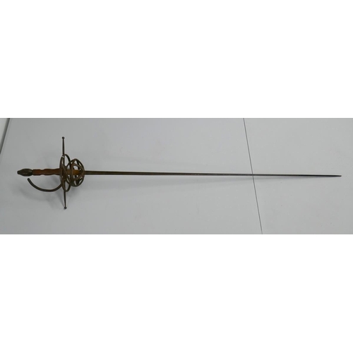 362 - Gate hilt rapier sword