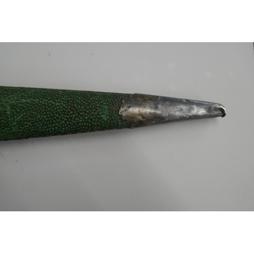 364 - Afghan khyber sword with Shagreen scabbard