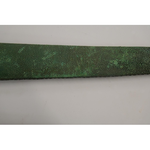 364 - Afghan khyber sword with Shagreen scabbard