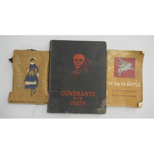 380 - 3 books WW1 nurses diary, By Air to Battle and Covenants with Death