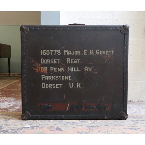 244 - Major E.K Gobett Dorset Regiment trunk