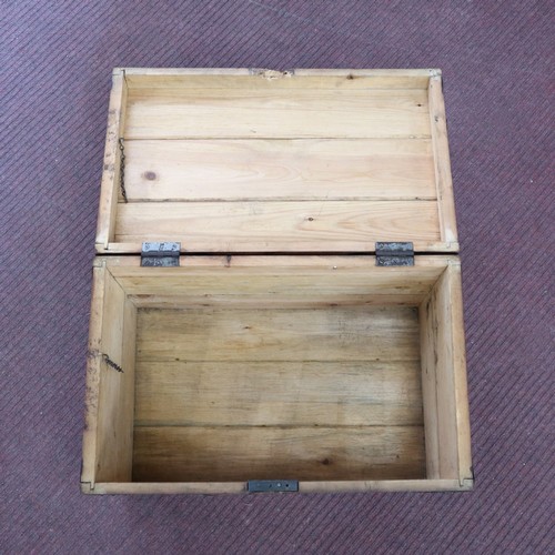 249 - Wooden military trunk