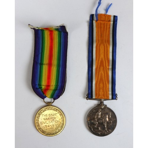 259 - 2 WW1 medals - A. CBL. W.C. Wright. RIF. Brig