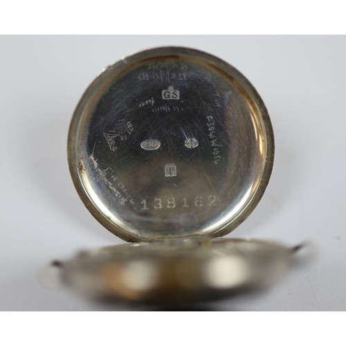 264 - 2 hallmarked silver WW1 trench watches