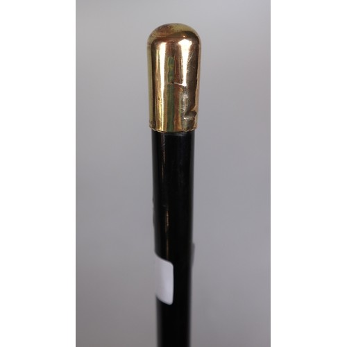 274 - Swagger stick with gold plated pommel