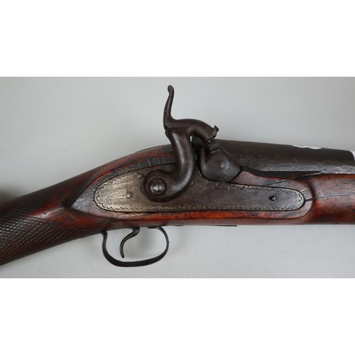 292 - Antique flintlock rifle