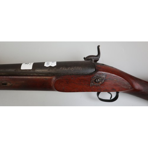 292 - Antique flintlock rifle