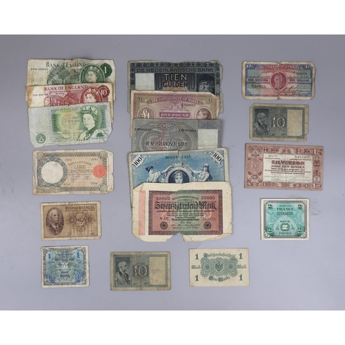 113 - Collection of banknotes