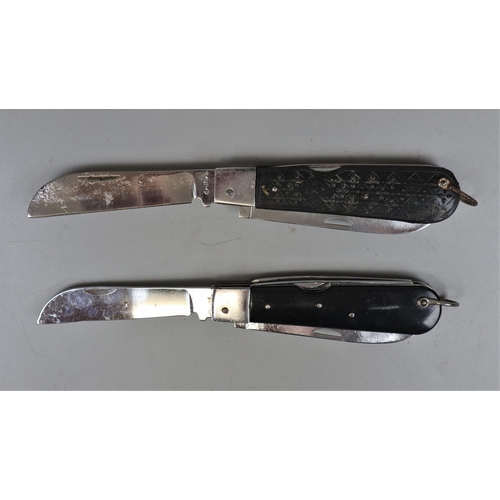 173 - 2 folding knives - one Chinese