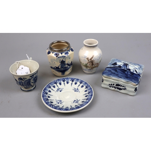 199 - Collection of Delft ceramics