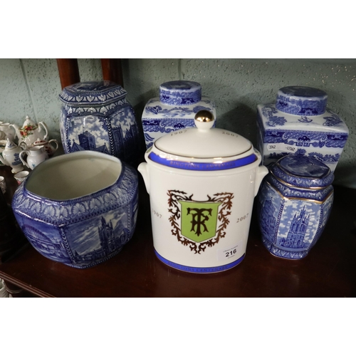 216 - Collection of Ringtons Tea caddies