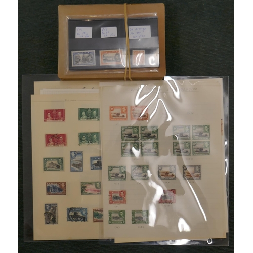 251 - Stamps - Commonwealth odds on pages, stockbook, stockcards, noted cape of Good Hope 1d triangle