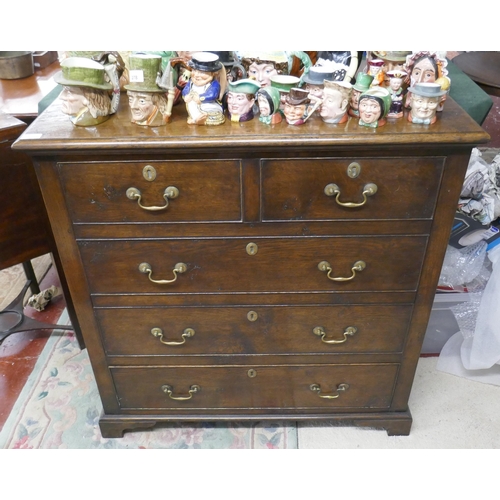 277 - Unusual chest of drawers drinks cabinet - Approx size: W: 97cm D: 59cm H: 97cm