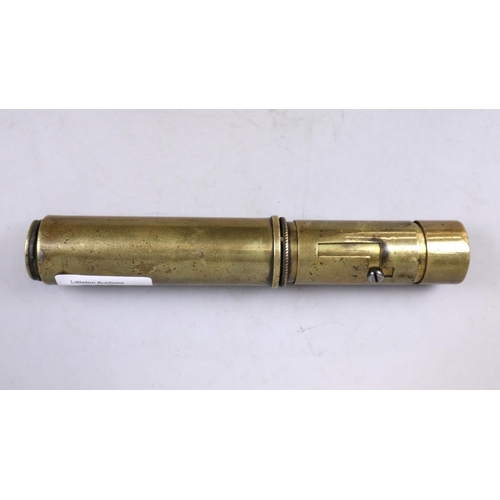 200 - Vintage Benzoline brass blowtorch together with another brass torch