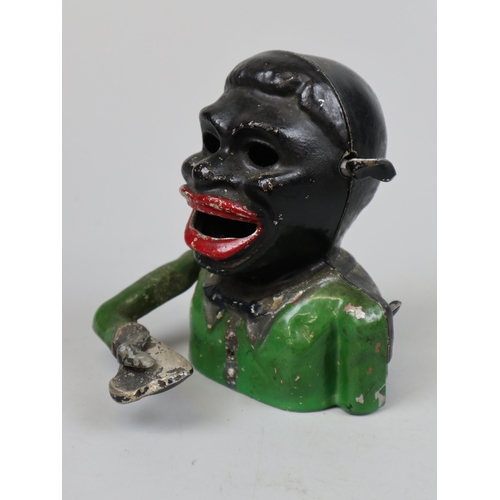204 - Vintage novelty money box.This item is listed on the basis that it is illustrative of a bygone cultu... 