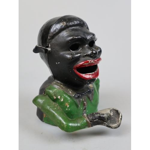 204 - Vintage novelty money box.This item is listed on the basis that it is illustrative of a bygone cultu... 