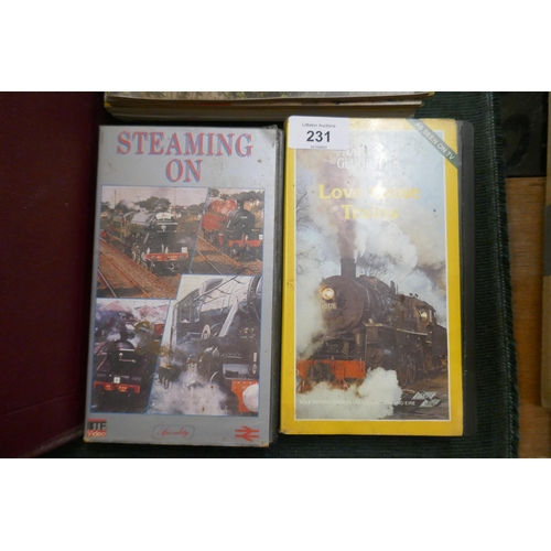 231 - Collection of railway books and magazines etc