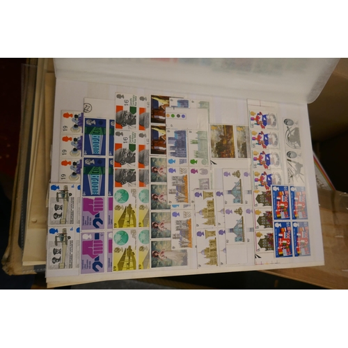 237 - Stamps - Great Britain 1960s-80s in 2 stockbooks on stockcards and pages