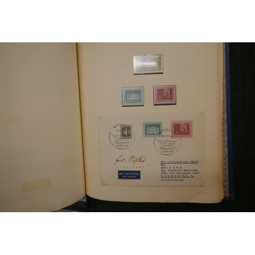 250 - Stamps - Literary thematic collection stamps and covers
