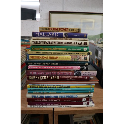 370 - Good collection of railway books