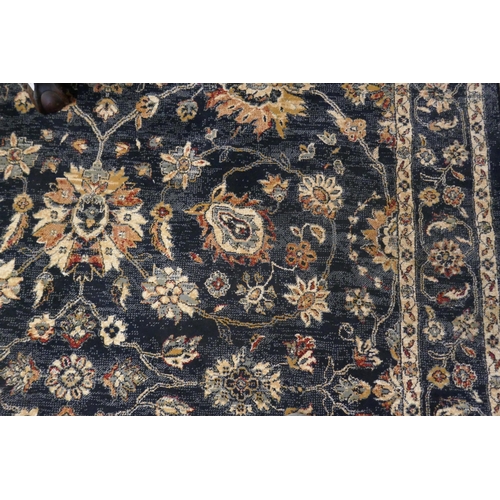 351 - Patterned rug - Blue - Approx size: 232cm x 160cm