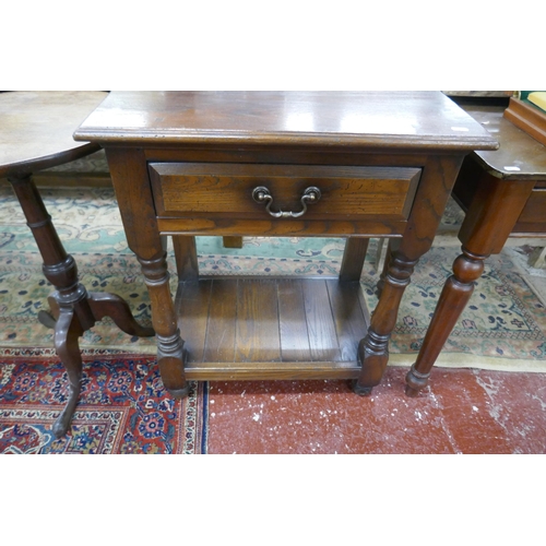460 - Side table with drawer - Approx size: W: 62cm D: 41cm H: 74cm