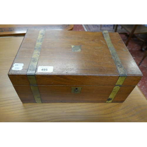 495 - Brass bound box