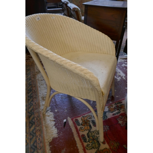497 - Vintage Lloyd Loom armchair