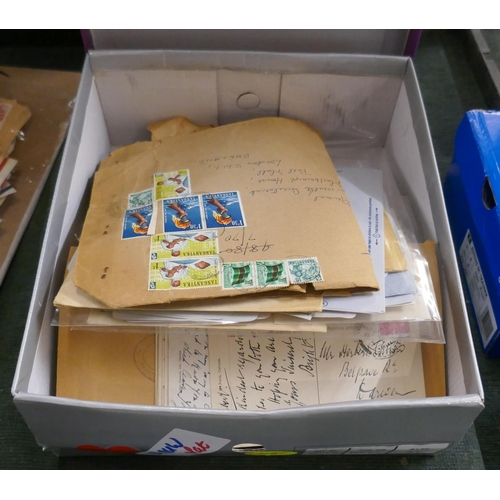 183 - Stamps - World box of covers all periods