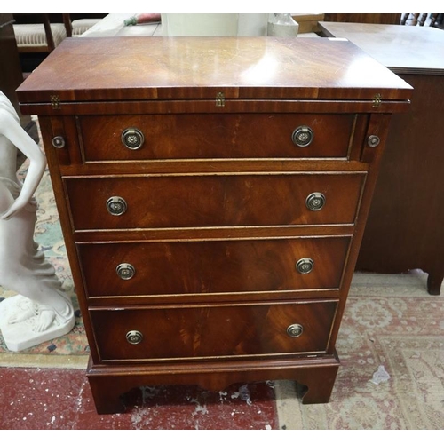 248 - Small 4 drawer batchelors chest - Approx size: W: 59cm D: 35cm H:79cm