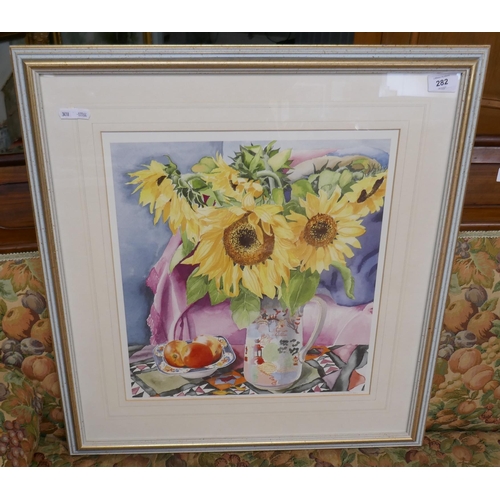 282 - L/E print of sunflowers