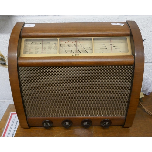 314 - GEC valve radio