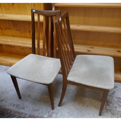 450 - Set of 4 vintage teak chairs by Lesley Dandy for G-Plan