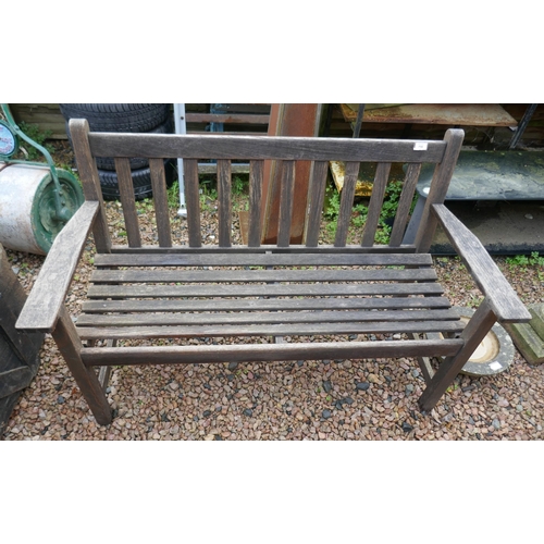 498 - Teak garden bench
