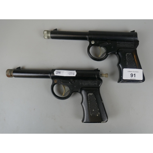 91 - 2 Gat gun air pistols