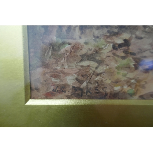 339 - Oil on canvas seascape - Approx image size: 67cm x 49cm