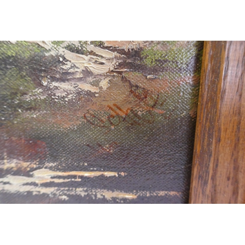 356 - Oil on board still life in ornate gilt frame - Approx image size: 16cm x 11cm