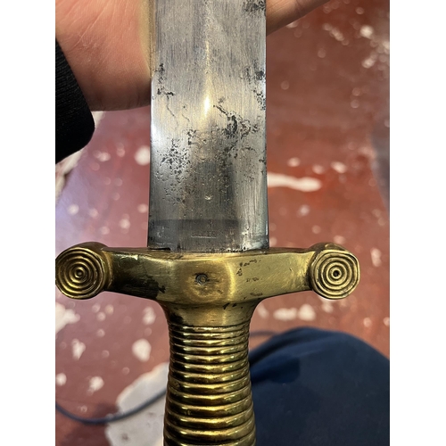 137 - Pair of swords with brass handles