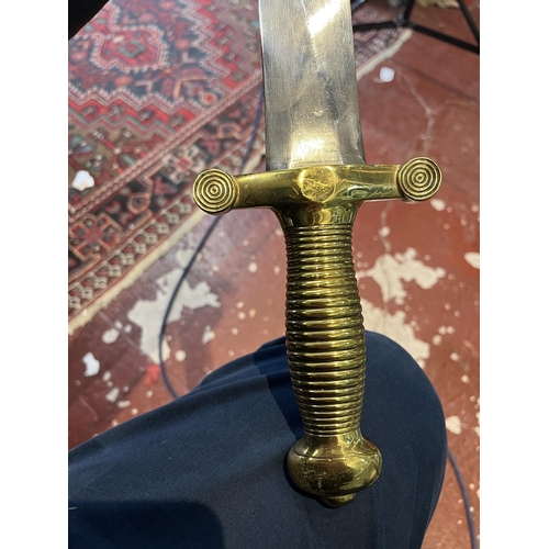 137 - Pair of swords with brass handles