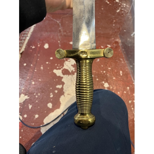 137 - Pair of swords with brass handles