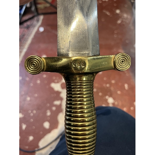 137 - Pair of swords with brass handles