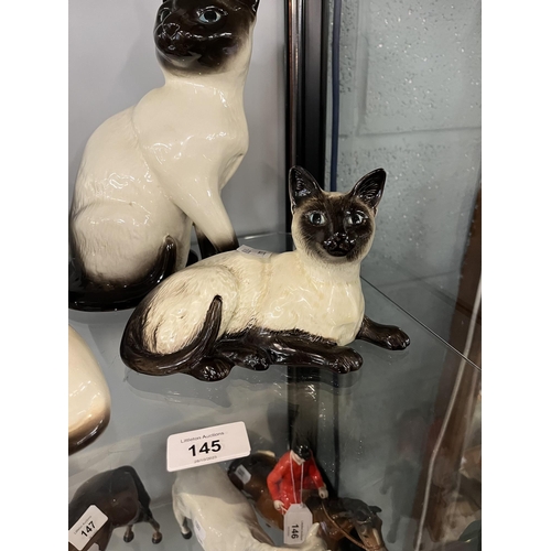 145 - Collection of Beswick cats - Approx height of tallest: 24cm