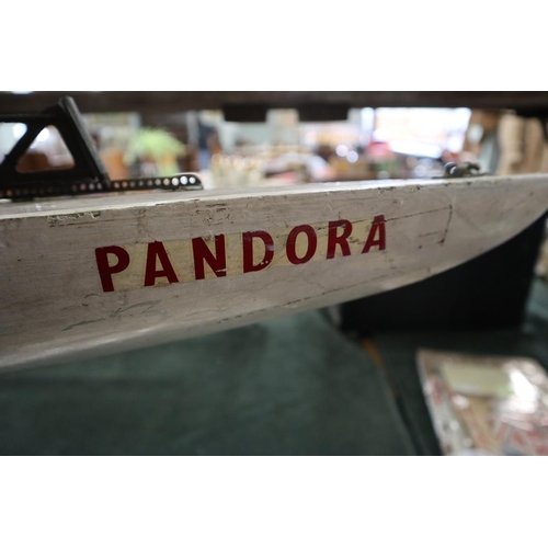 180 - Large model pond yacht named Pandora