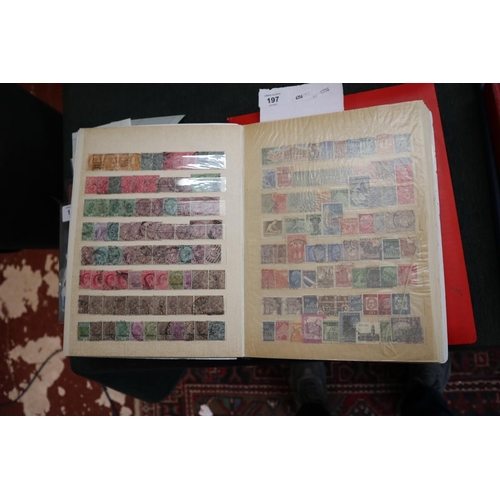 197 - Stamps - Well populated Commonwealth and stock books