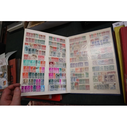 198 - Stamps - Stamps - 2 Well populated Commonwealth and stock books