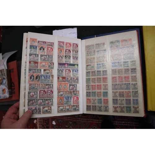 198 - Stamps - Stamps - 2 Well populated Commonwealth and stock books